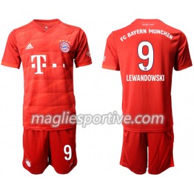 Completo Calcio Bayern Monaco LEWANDOWSKI 9 Bambino Divisa Prima 2019/2020